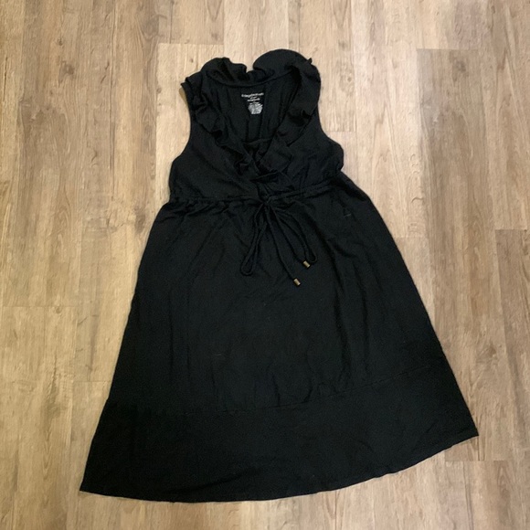 Liz Lange Maternity Nursing Friendly Black sleeveless dress in Size Medium - Picture 1 of 2